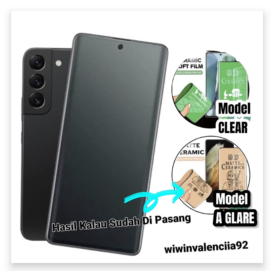 Tempered Flexibel Anti Glare Samsung Note 20 20Ultra Note 10 Note 10+ 10 Lite Note 9 Note 8 Note 21 Ultra Temperd Glass Ceramic Clear Bening Matte Doff Anti Minyak Oil Layar Anti gores Black hitam Ultra Plus FE S7 EDGE Lite ULTRA