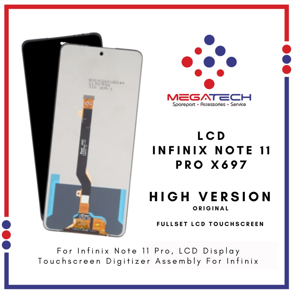 LCD Infinix Note 11 Pro / X693 / X697 Fullset Touchscreen