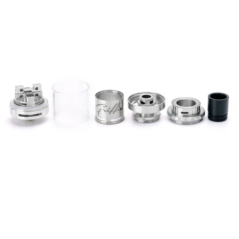 Griffin Mini 25 RTA Atomizer - SILVER Clone