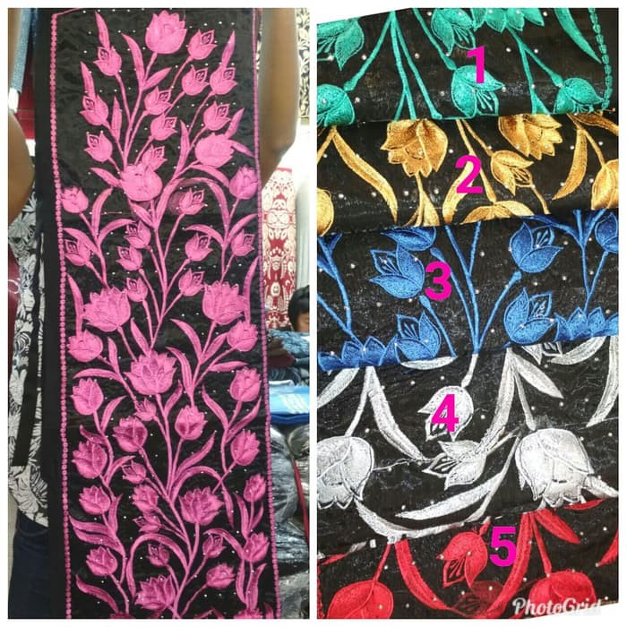 Rok lilit mewah- rok lilit full bordir - rok pesta mewah