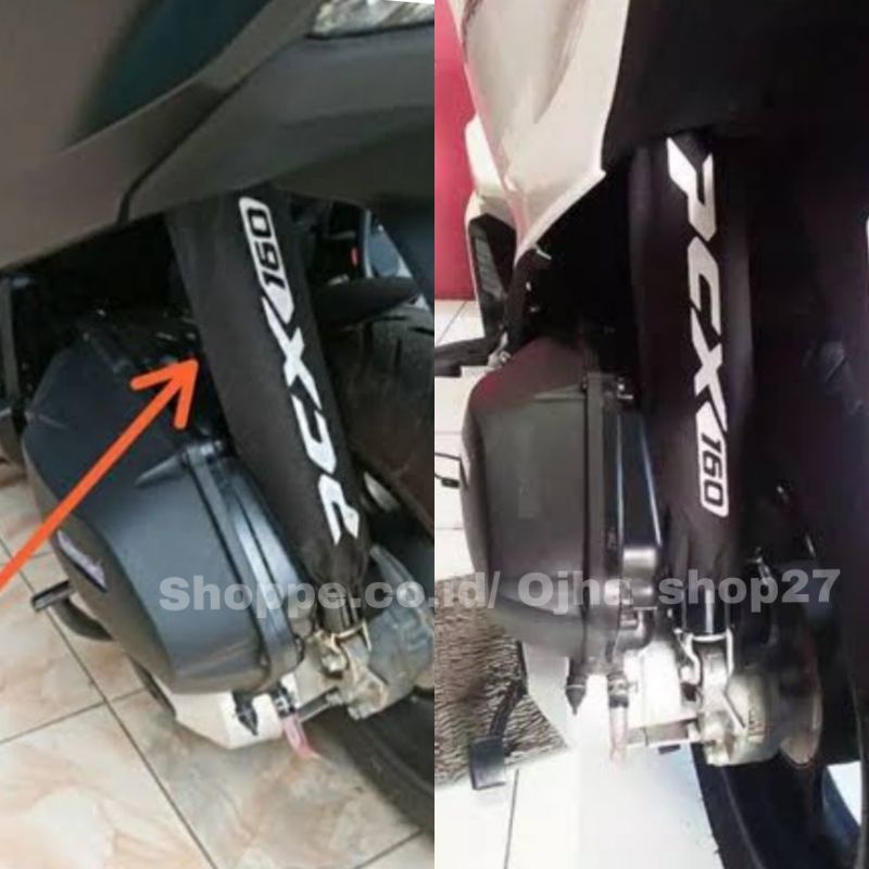 ( 2pcs / 1set ) cover / sarung shockbreaker belakang motor PCX 160