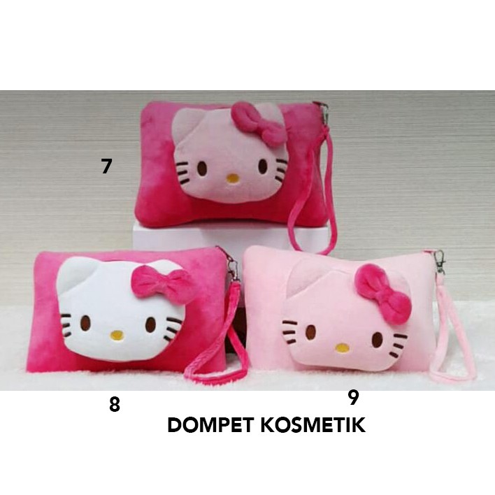 tas dompet kosmetik boneka hello kitty pretty metoo tempat pensil koin kpop korea koala panda candy