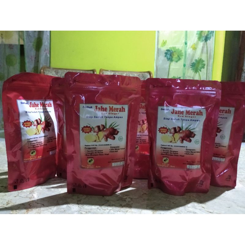 

Minuman Herbal Serbuk Jahe merah 200 gram
