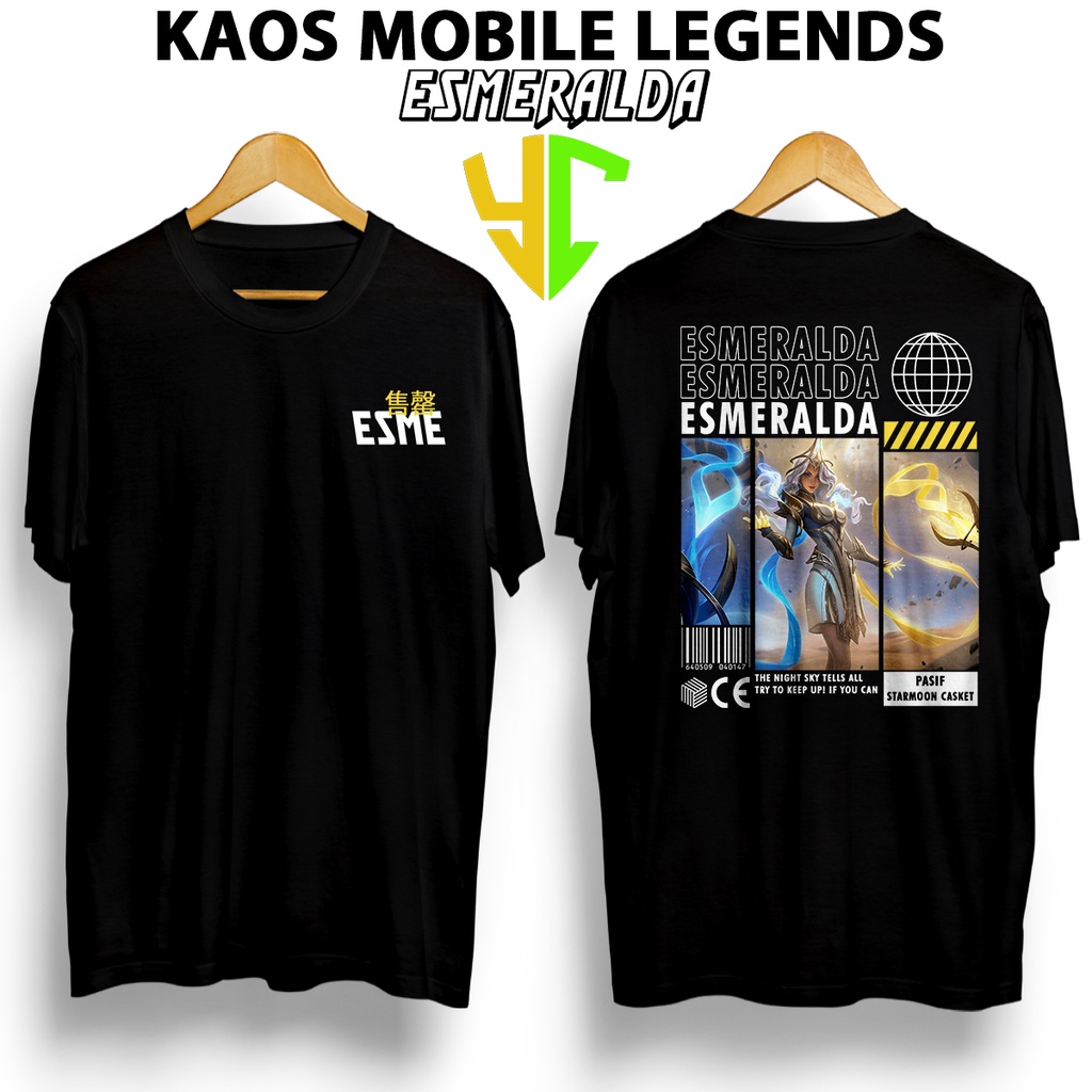 YC Kaos StreetWear Hero ML (ESMERALDA COLLECTOR) Bisa Request Hero, Kaos Pendek Pria Kaos Premium Ka