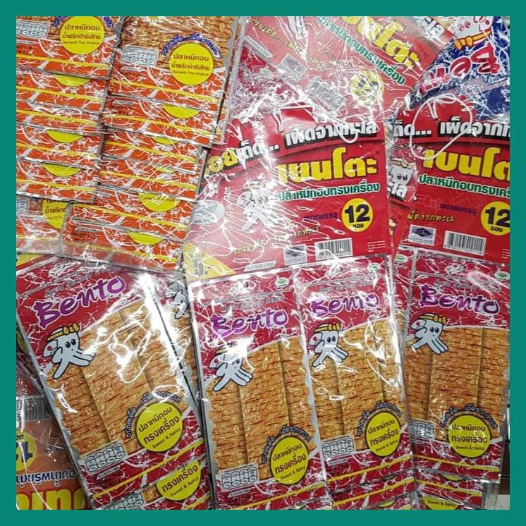 

JUHI KERING BENTO SQUID SNACK THAILAND HOT AND SPICY 5 GRAM - MERAH