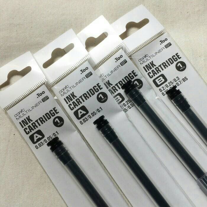 

Copic Multiliner Ink catridge-for copic multiliner SP type A and B
