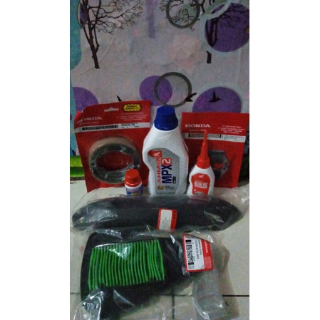 ORI FILTER SARINGAN UDARA TAMENG KNALPOT MOTOR MATIC BEAT SCOOPY VARIO FI ESP INJEKSI