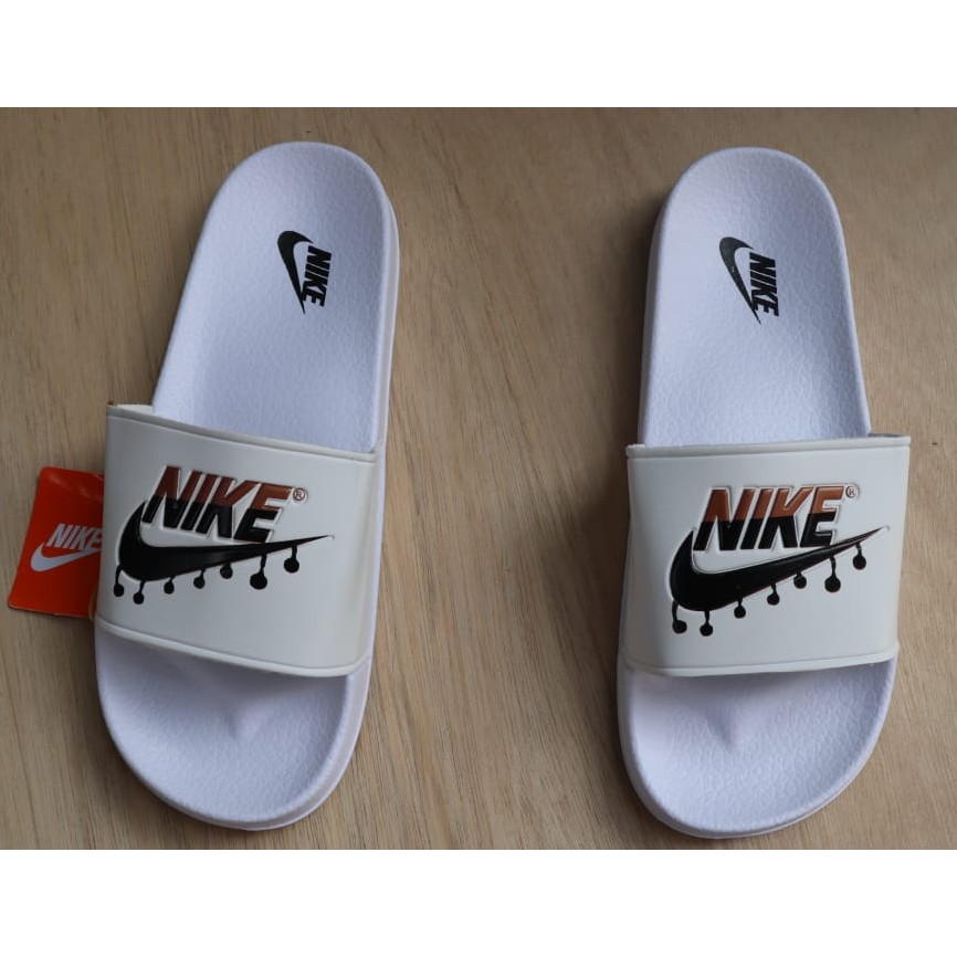 sandal nike_ pria casual formal santau hangout - sandal pria flat slide - sandal bennasi pria hanmad