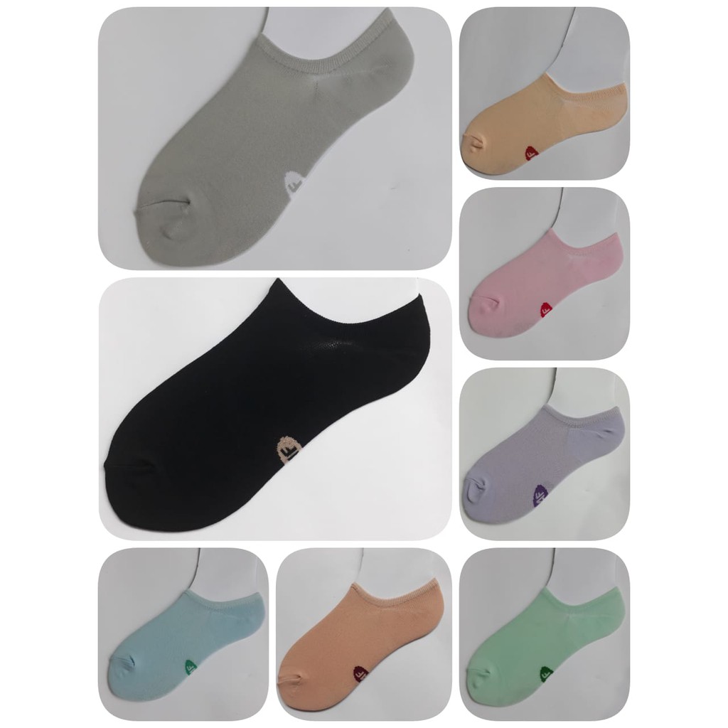 Kaos kaki pendek / kaos kaki dibawah mata kaki / kaos kaki hidden / hidden socks Kaos Kaki Invisible KAOS KAKI PENDEK