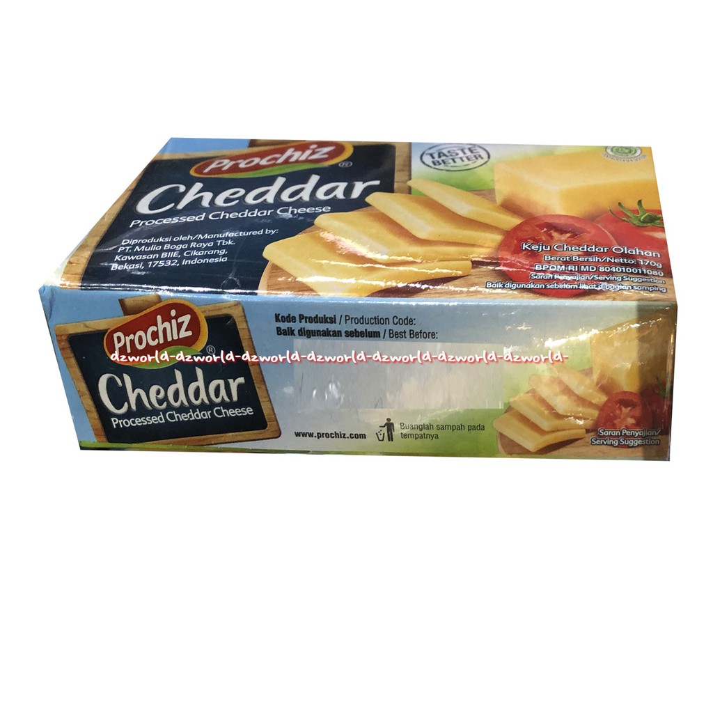 Prochiz Cheddar Cheese 170gr Keju Cheddar Olahan Cheese Procheese