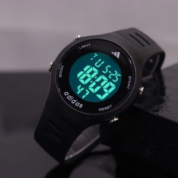 JAM TANGAN PRIA ADIDAS DIGITAL A7012 - A9377 RUBBER STRAP