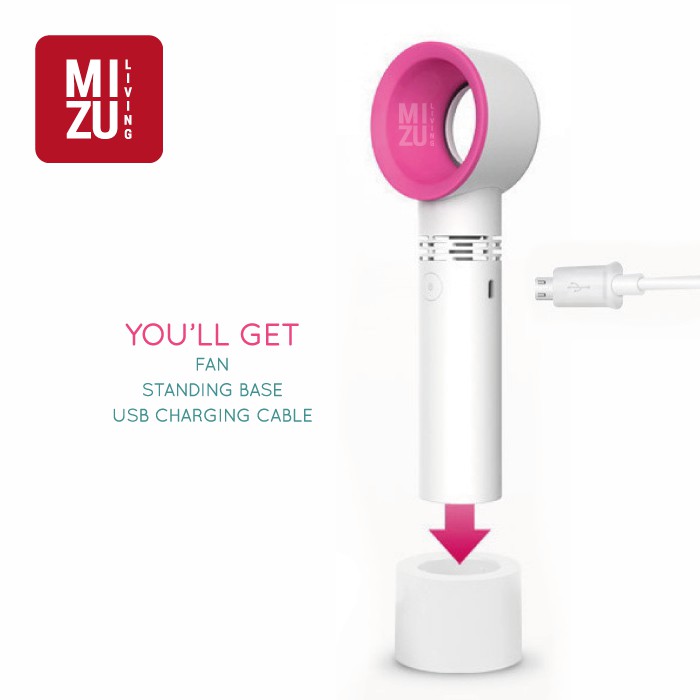 Zero9 BLADELESS Mini Portable USB Fan Kipas Angin Mini Inspired by Dyson-2