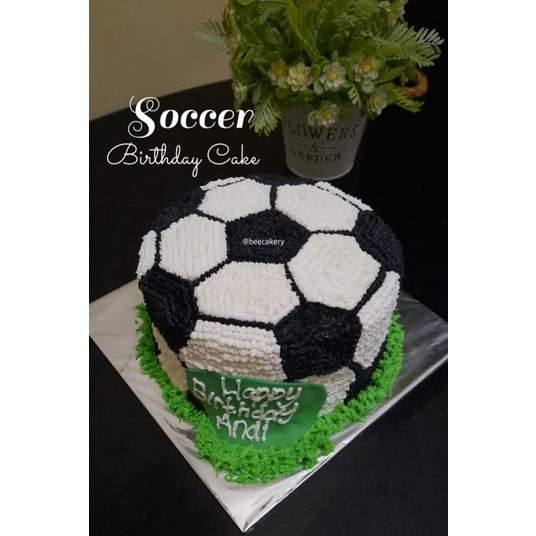 Kue Ulang tahun Bola /Soccer Cake / Football Cake /Futsal Cake