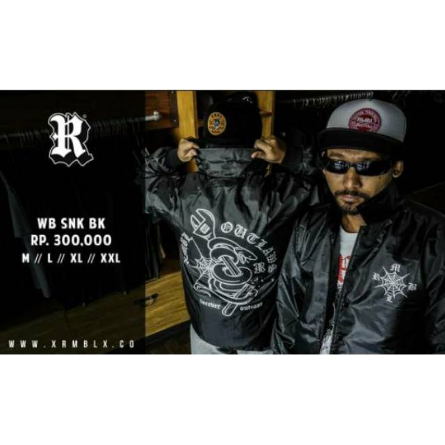 JACKET RUMBLE WB SNAKE BK