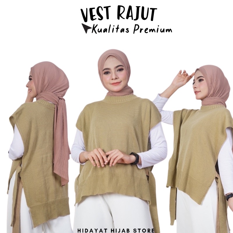 Vest Rajut Tali/Rompi Rajut Tali/Vest knit