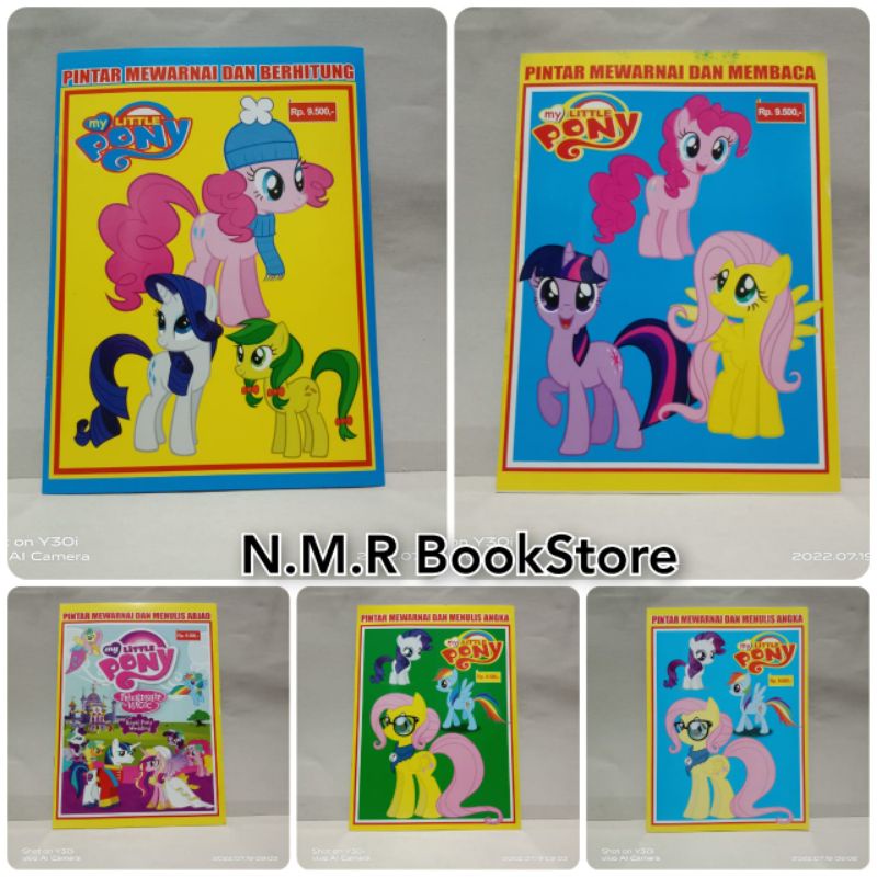 buku anak//buku mewarnai//my little pony