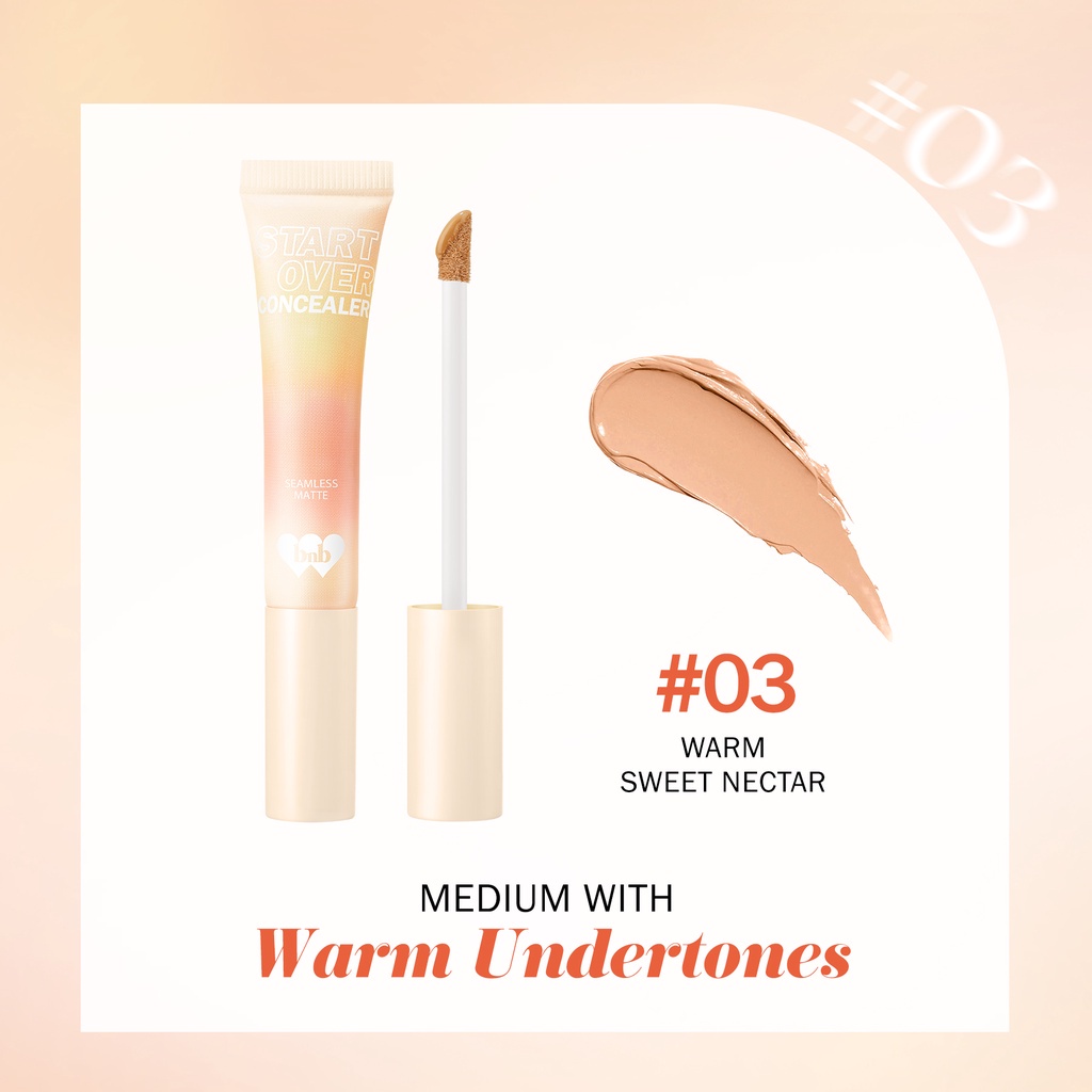 BNB barenbliss Korean Bloomatte Start-Over Concealer「Full Converage | Tahan Lama 24 Jam」