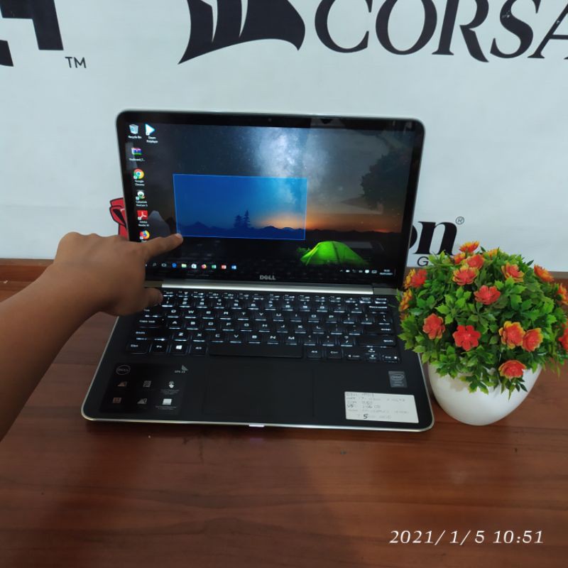 Dell XPS slim touchscreen core i7ram8gb ssd256gb