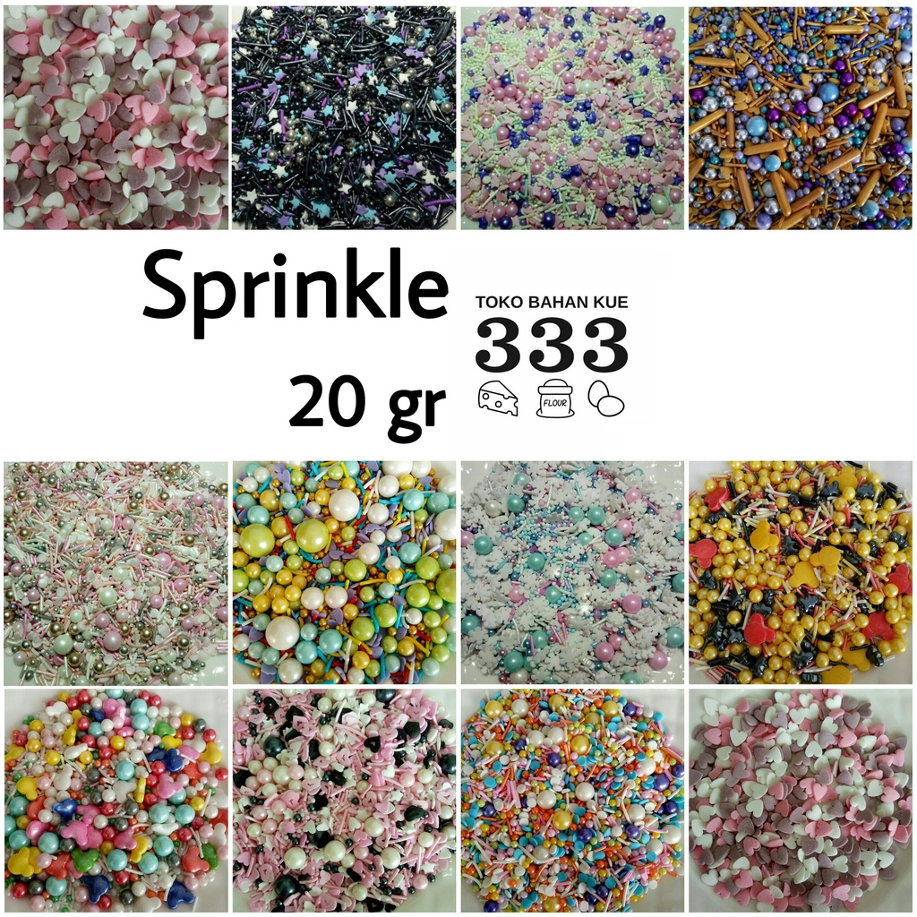 

[part 3] aneka sprinkle /springkel/ gula edible / hiasan kue (20gr)