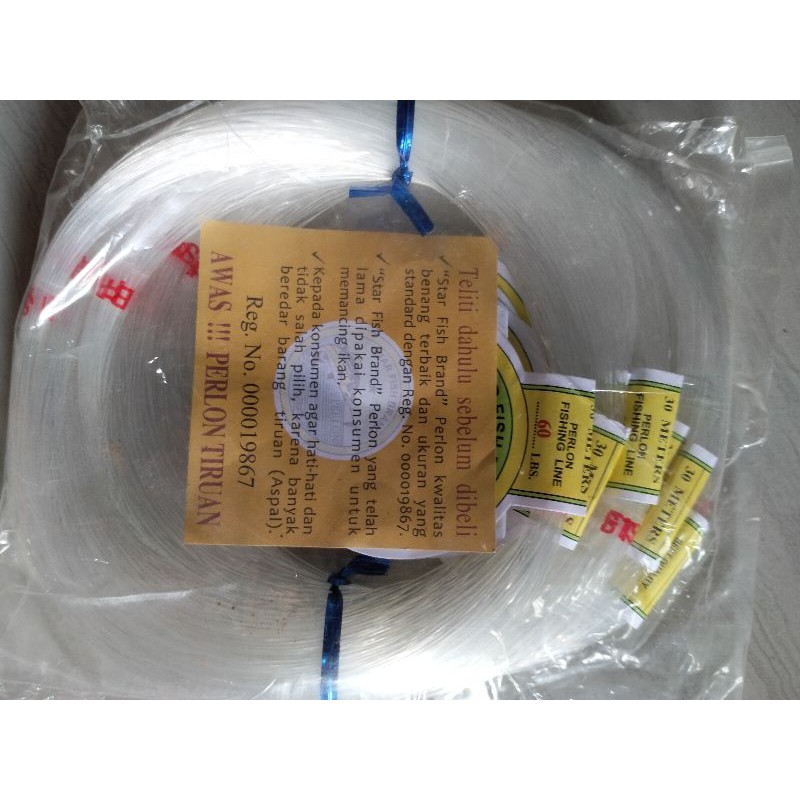 senar perlon 50lb -60lb