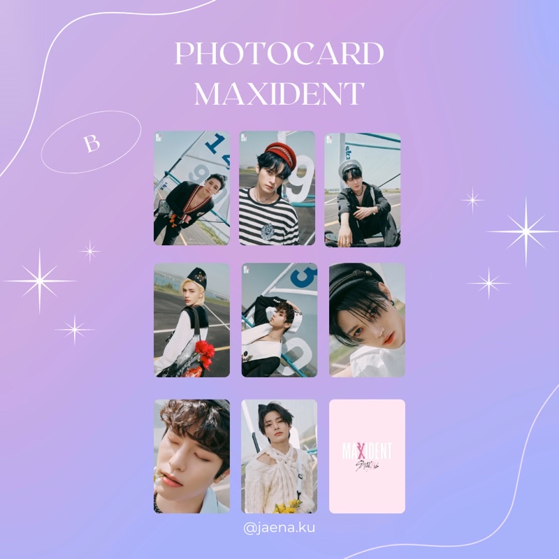 [STRAY KIDS] PHOTOCARD MAXIDENT STRAY KIDS ‼️BACA DESKRIPSI‼️