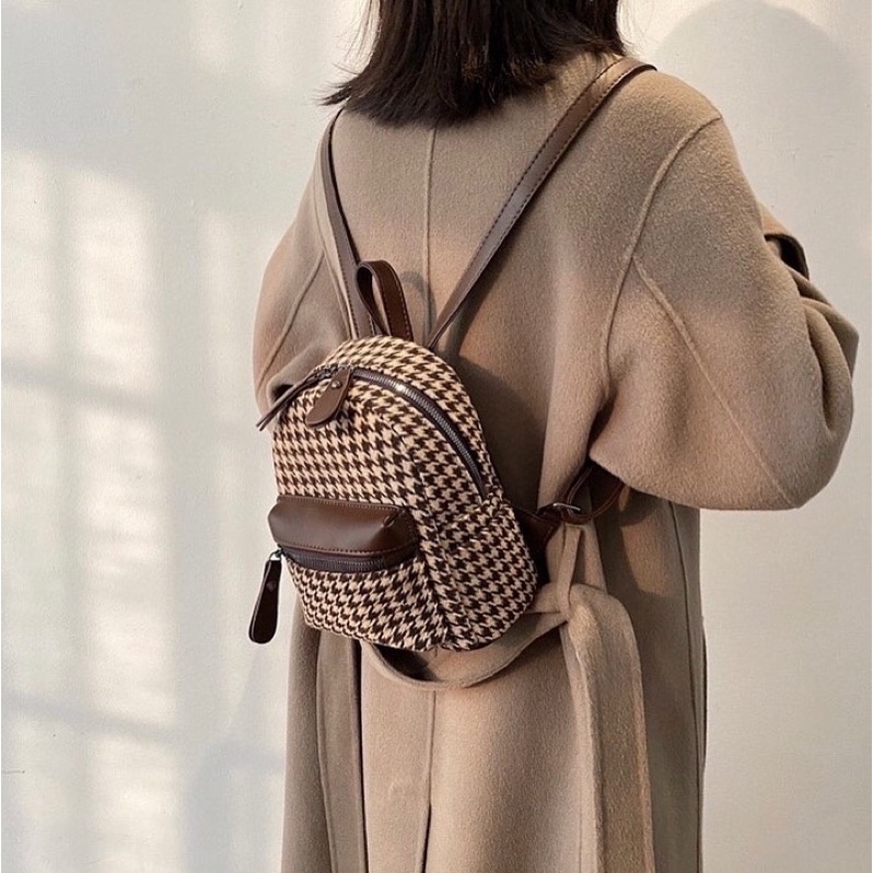 Tas Import backpack mini tweed 02