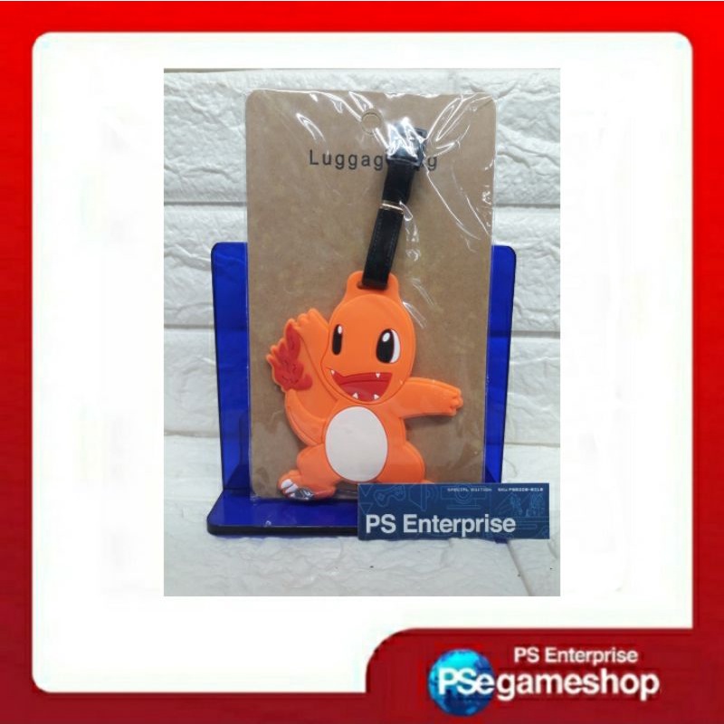 Luggage Tag Pokemon Charmander Orange