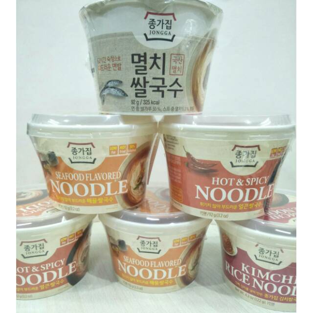 

Jongga Rice Noodles Instant Product of Korea