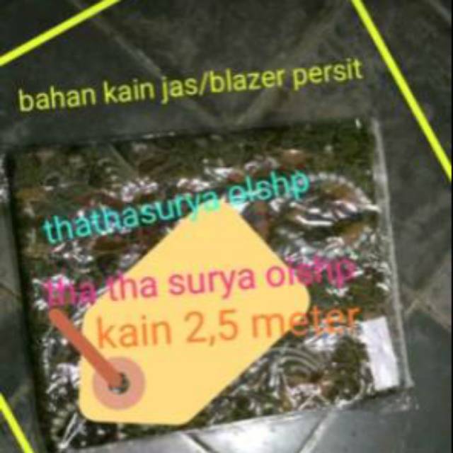 Kain batik jas blazer persit mupus