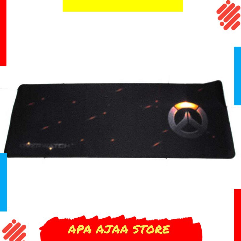 Terbaru ! Gaming Mouse Pad XL Desk Mat Desain Game Online 300x800x2mm Overwatch