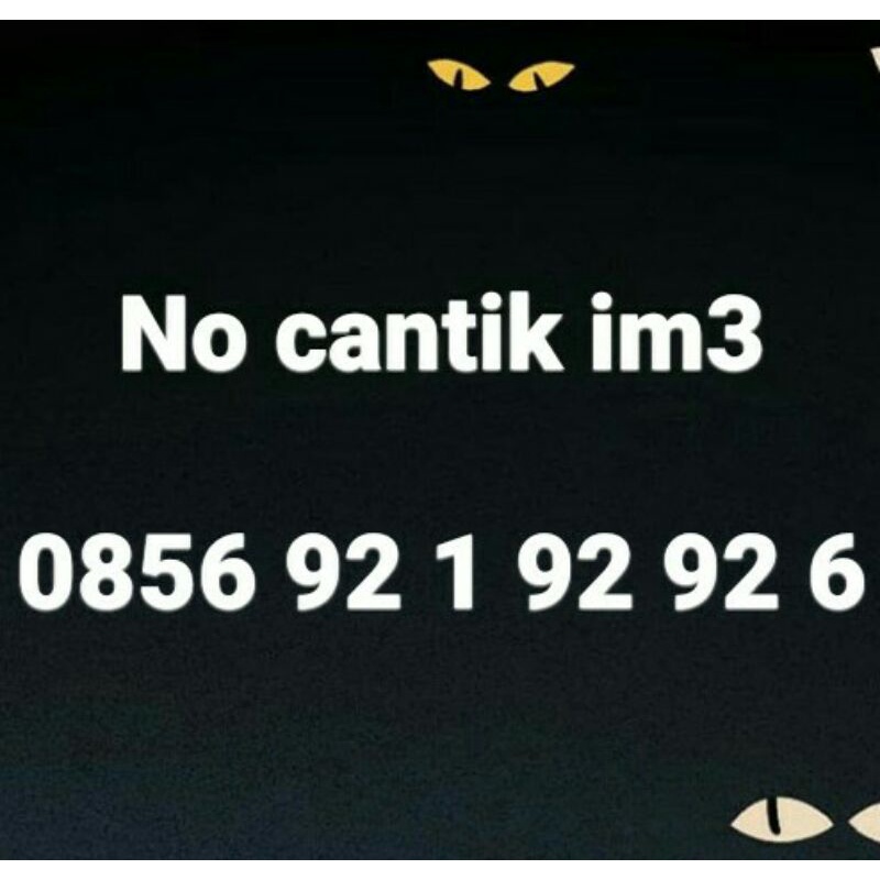 no cantik m3 indosat im3