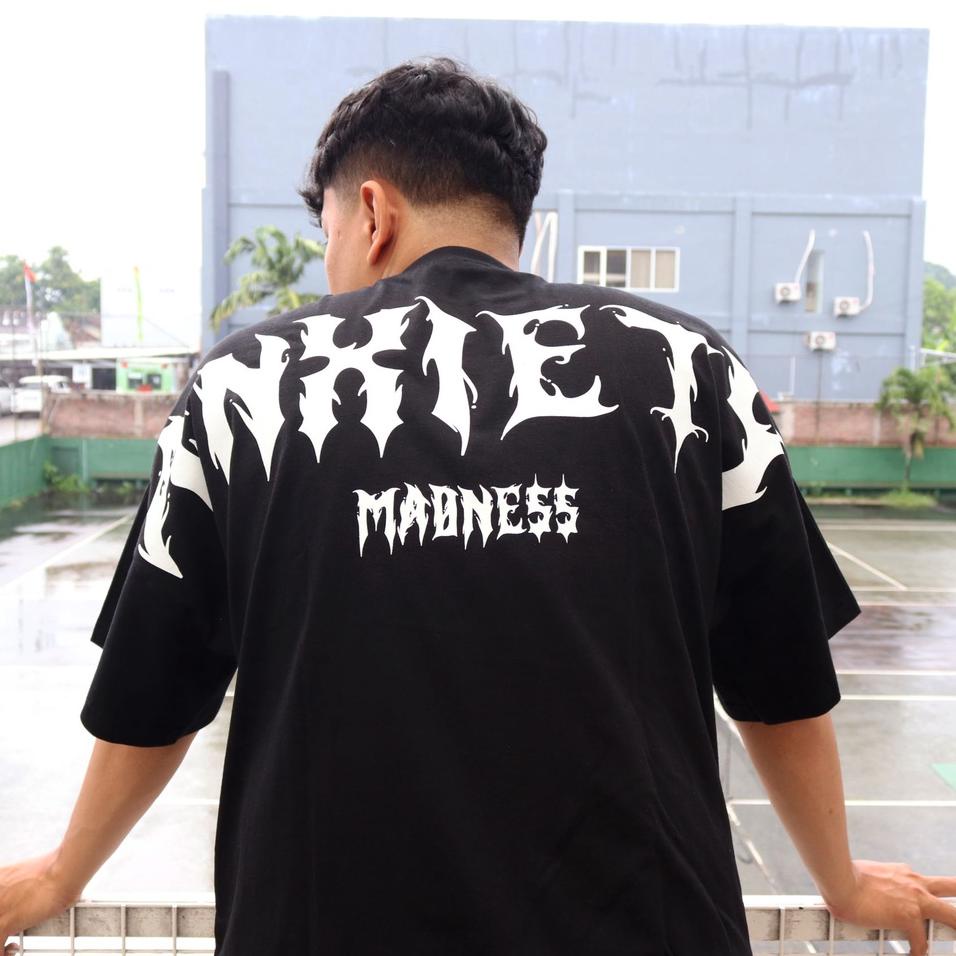 Hot Sell.. HAEV T-shirt Oversize - Anxiety madness T-shirt/kaos/pakaian