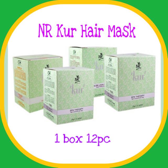 NR KUR MASKER (1BOX ) / HAIR MASK 12 Sachet