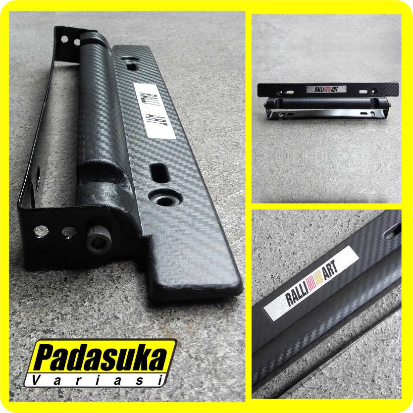 Dudukan Plat Nomor JDM Ralliart Carbon