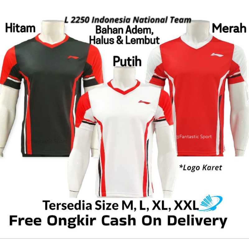 [COD] PUSAT BAJU BULUTANGKIS LINING GO IMPOR PREMIUM | KAOS BADMINTON L 2250 INDONESIA | BAJU BADMIN