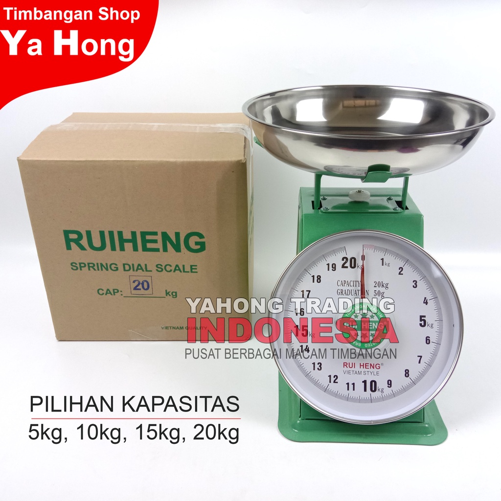 Timbangan Jarum Manual Timbangan Pasar RUIHENG 5kg 10kg 15kg 20kg