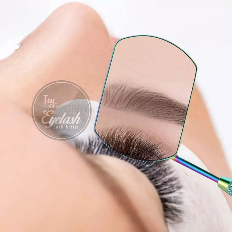 Kaca Eyelash Cermin Alat Koreksi Bulu Mata Dental Mirror Eyelash Extension Cermin Gigi