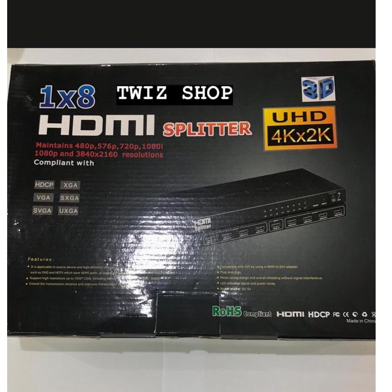 HDMI Splitter 8 Port