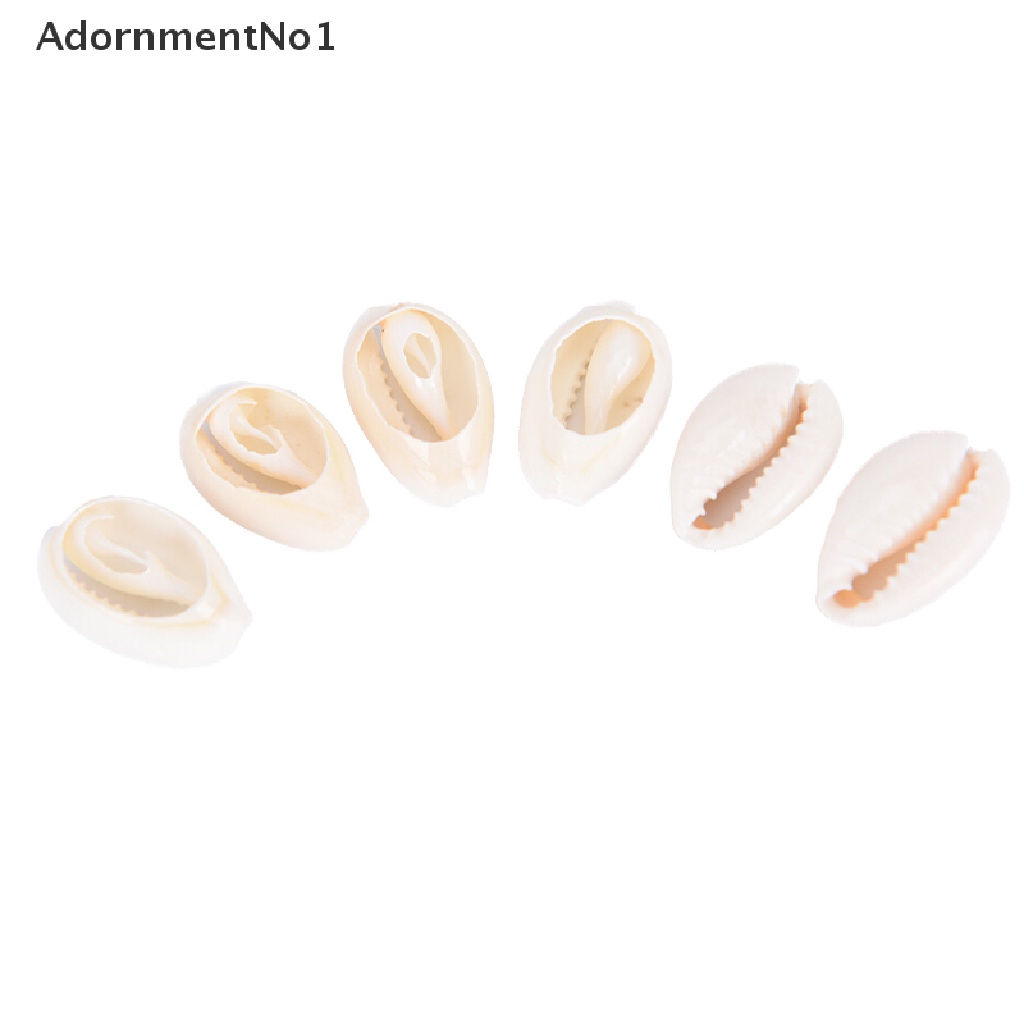 (AdornmentNo1) 50pcs Liontin Kerang Cowrie Alami Untuk Membuat Perhiasan DIY