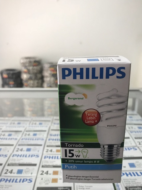 PHILIPS LAMPU TORNADO 12 WATT / 15 WATT