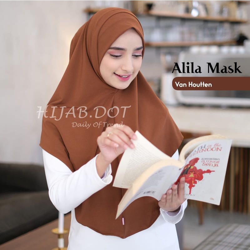 Alila Mask / Bergo Instan Masker By Hijab.DOT-Vanhoutten