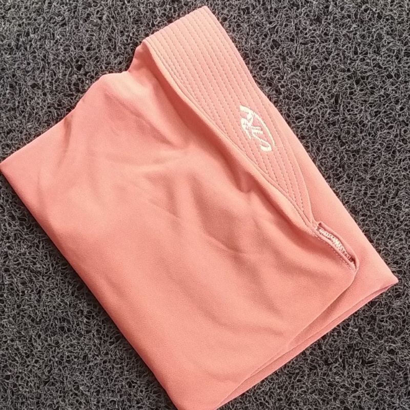 069 JUMBO SYAR'I ORI AREY HIJAB | JILBAB INSTAN KERUDUNG ORIGINAL-Teracotta