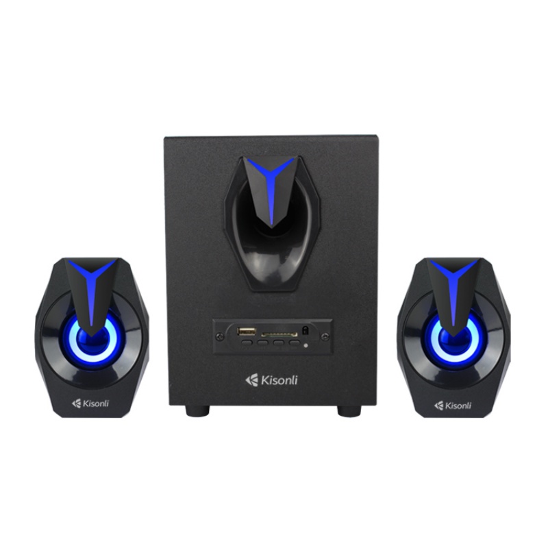 Gaming Speaker Aktif Bluetooth Subwoofer Aktif Support BT, USB, TF Card &amp; Radio With Remote Control -  TM-6100U