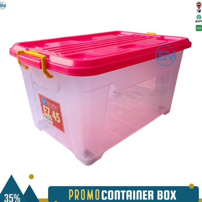 

EZY CONTAINER BOX CB 45 LITER / KONTAINER KOTAK PENYIMPANAN