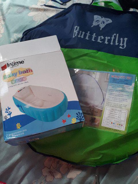 (1kg) Shenar Kelambu Tempat Tidur Butterfly ( Anti Nyamuk) Bawahnya Bolong