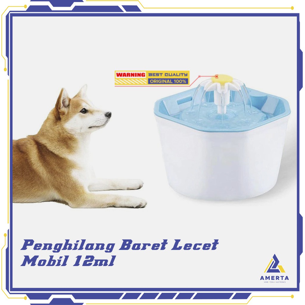 Water Dispenser Fountain Tempat Minum Anjing Kucing 1.6 Liter Winto  - 16EU - Blue