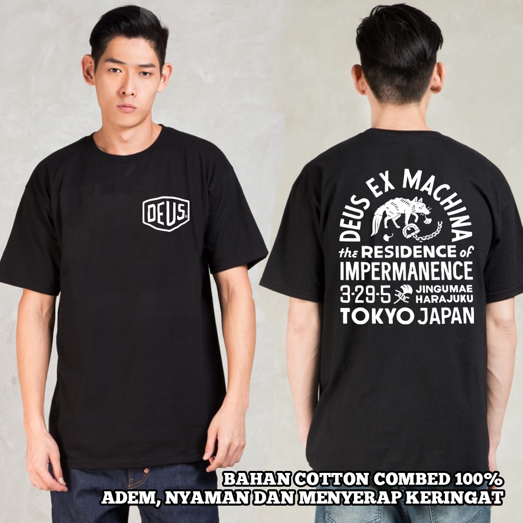 KAOS DEUS EX MACHINA TOKYO JAPAN JUMBO BIG SIZE JUMBO 2XL 3XL 4XL