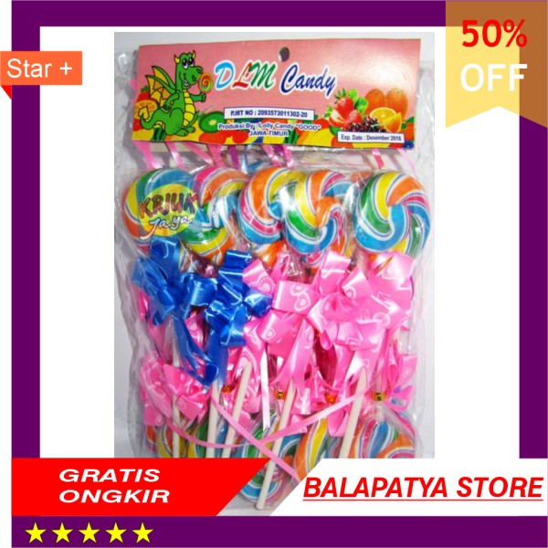 

BEST SELLER !!! Permen LOLIPOP Warna Warni