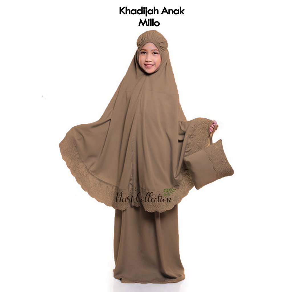 Mukena anak Siti Khadijah pasteleena Free Tas adem