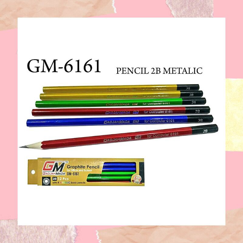 

GM Pensil 2B Metalik